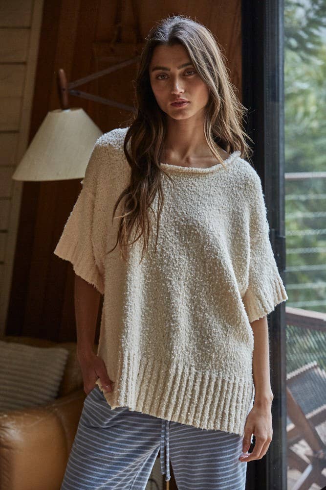 Short Sleeve Natural Pullover