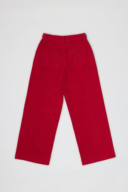 Nadya Corduroy Pants - Red