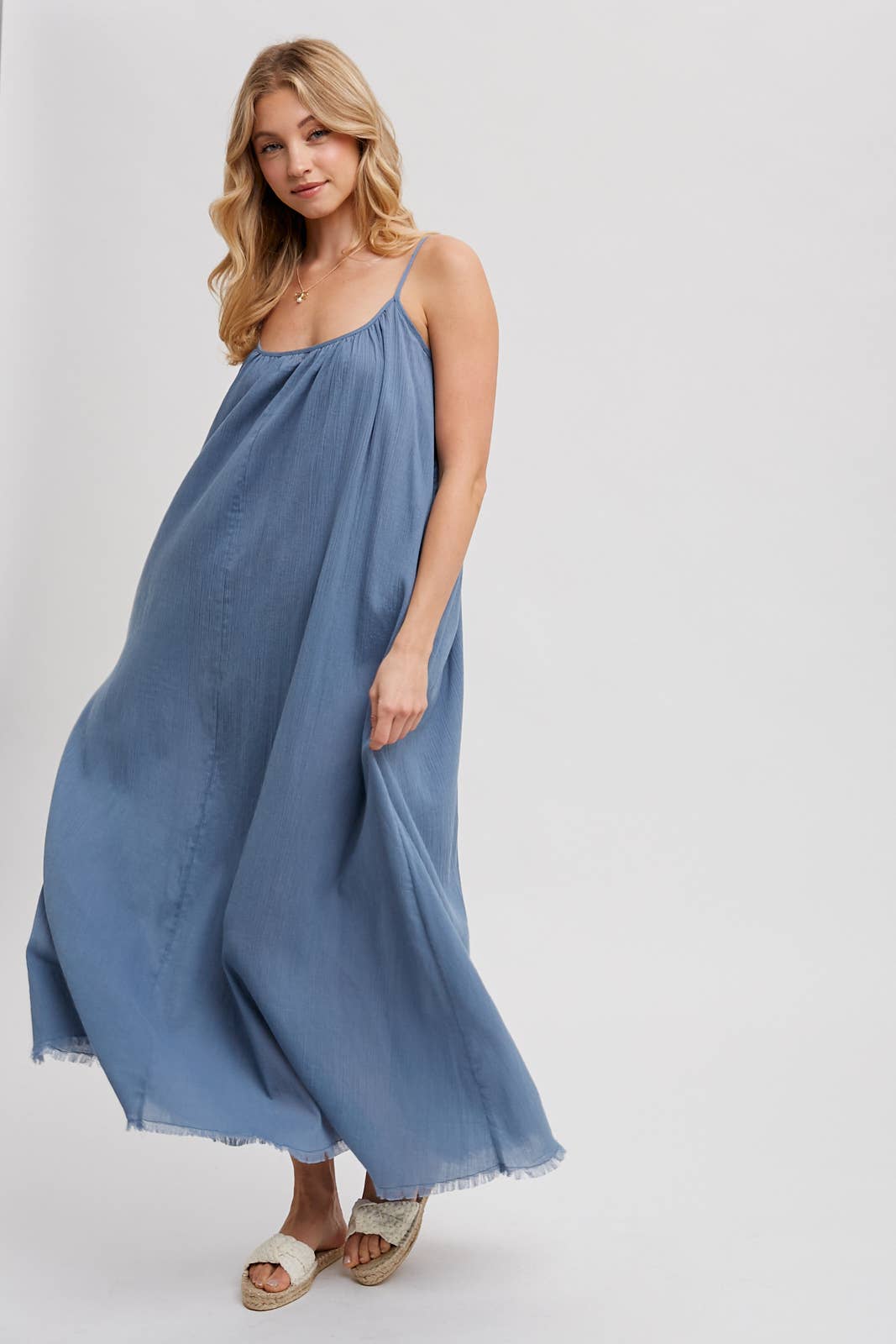 Lena Semi-Sheer Maxi Dress