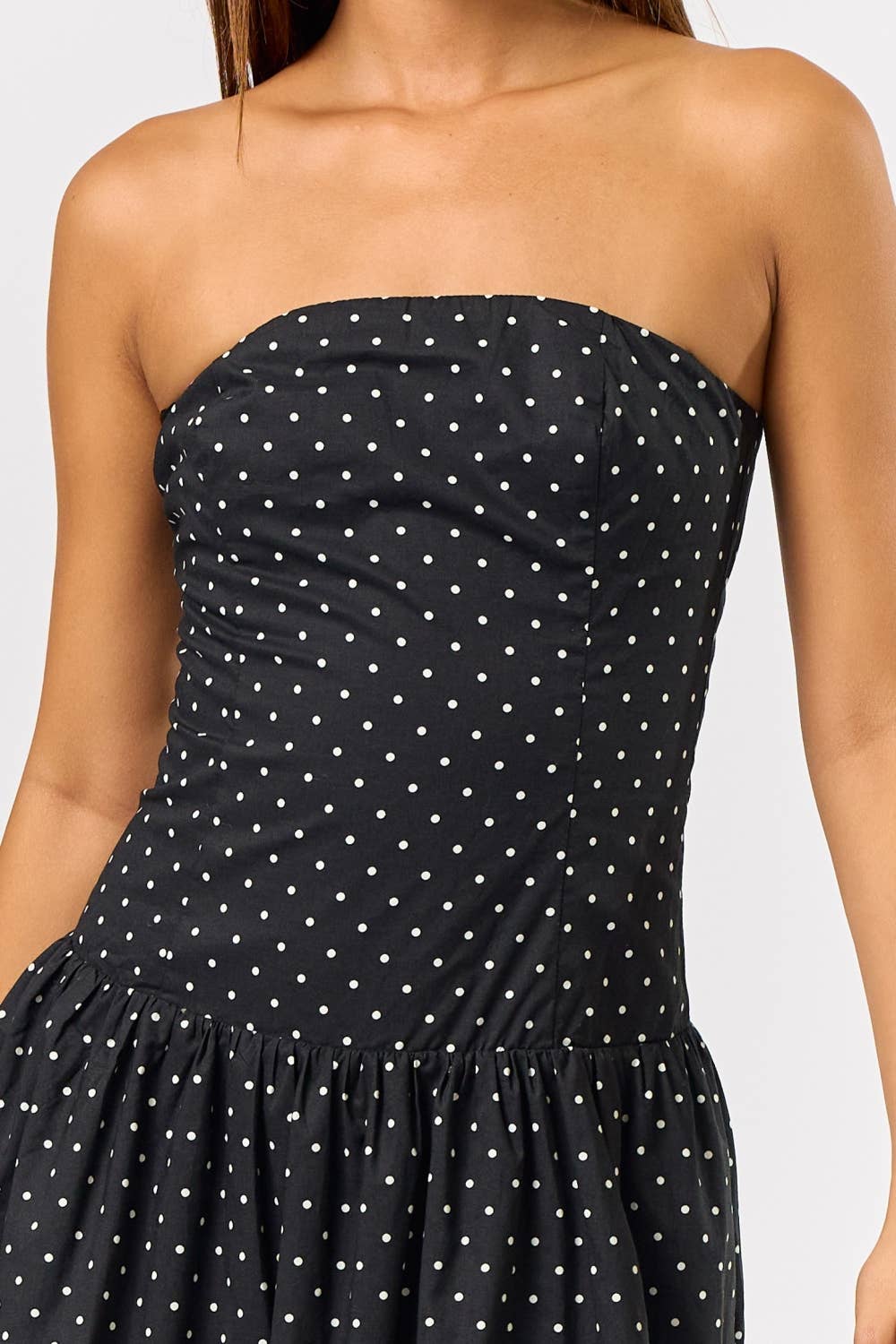 Polka Dot Tube Dress