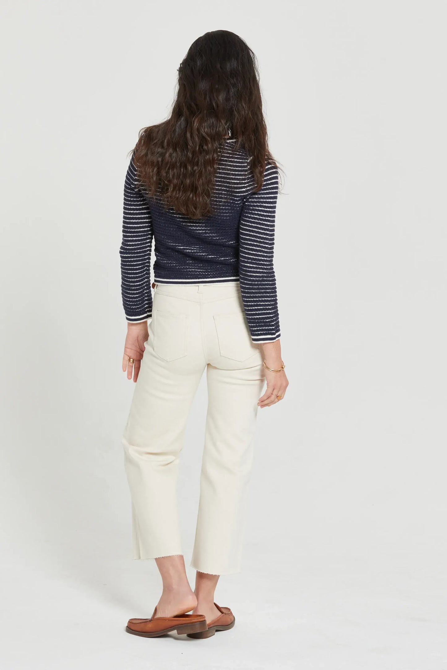 Aberdeen High Rise Ecru Jean