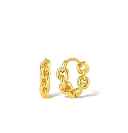 Gold Link Huggies