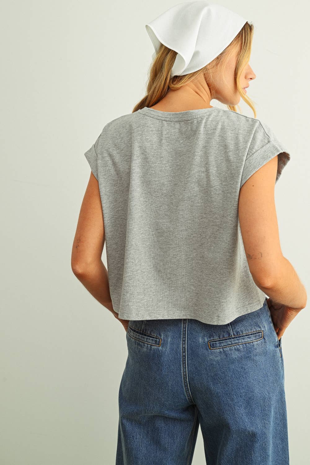 USA Floral Patchwork Tee