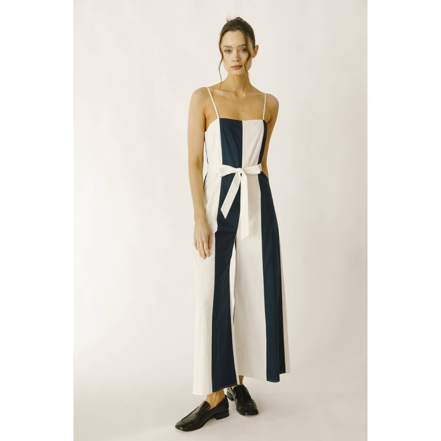 Miami Color Block Striped Jumpsuit