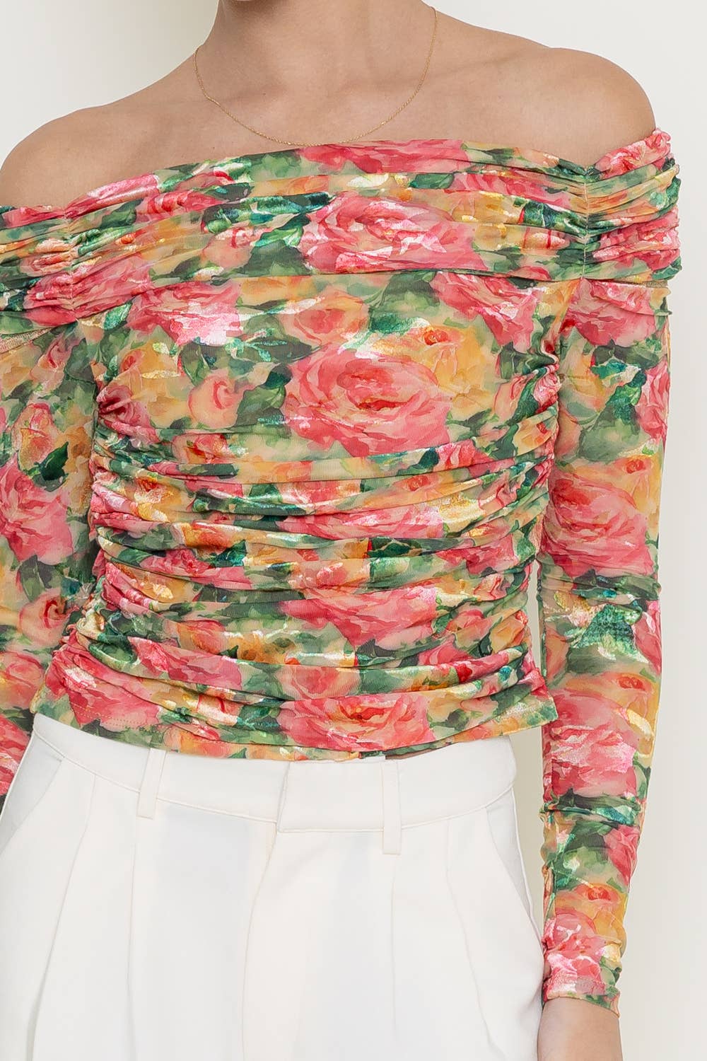 Romantic Rose Long Sleeve Top