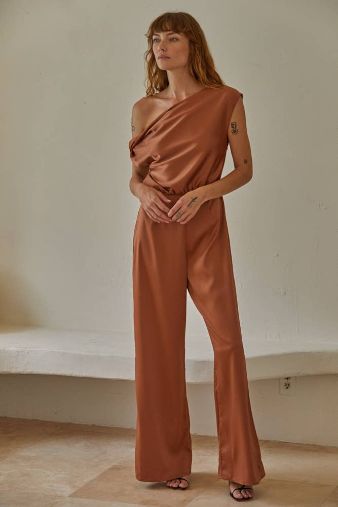 Elsie Satin Jumpsuit