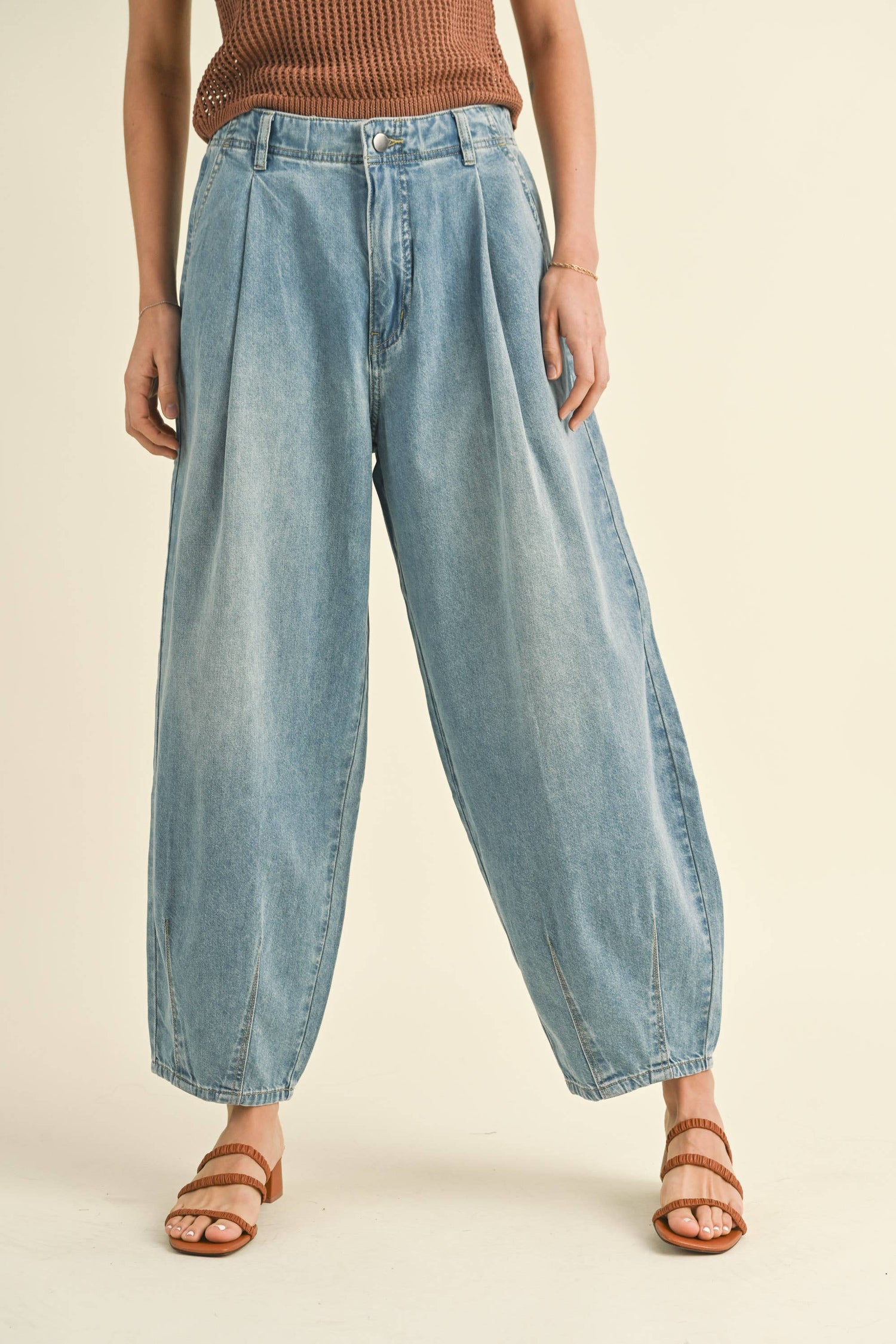 Loose Fit Denim Pants