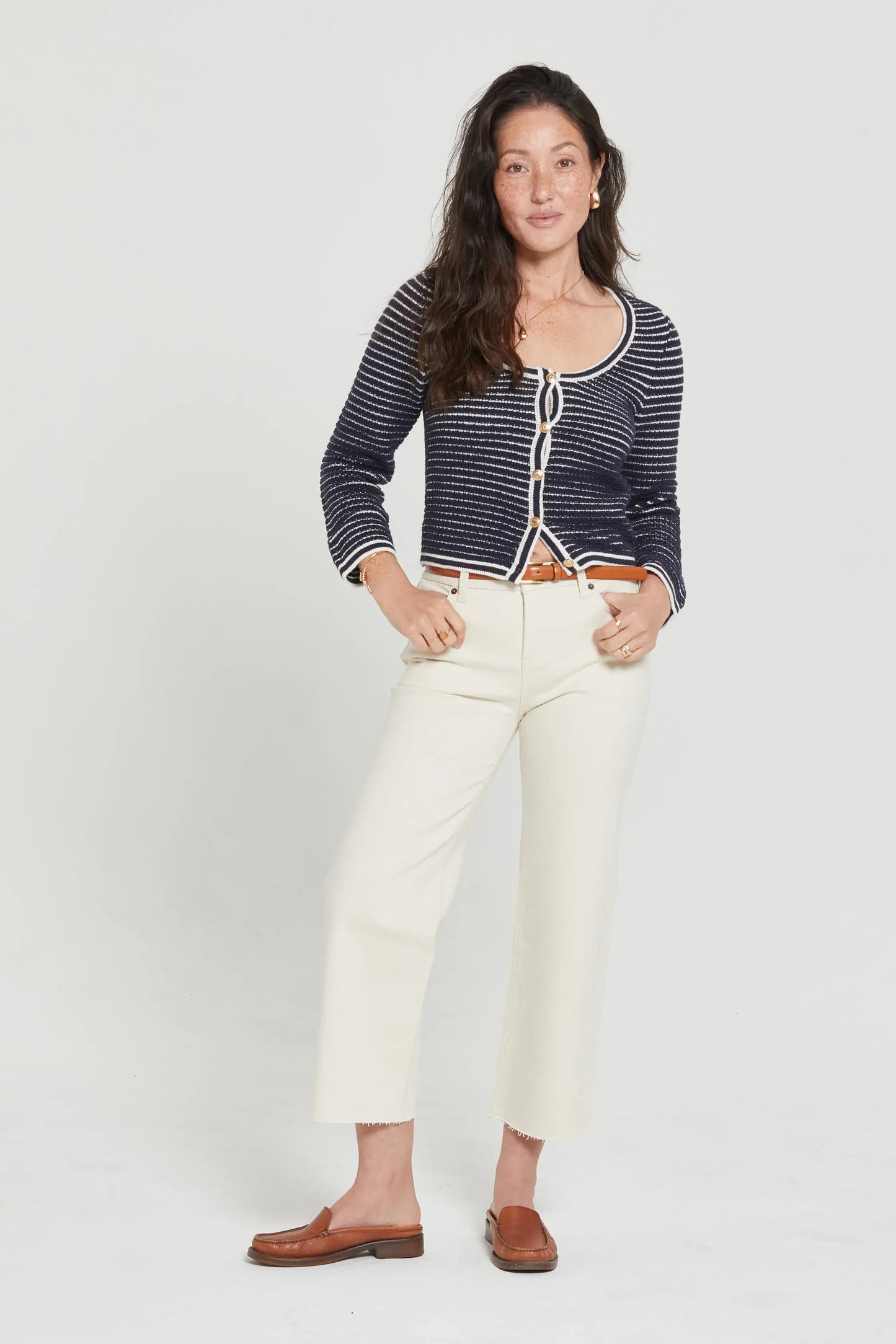 Aberdeen High Rise Ecru Jean