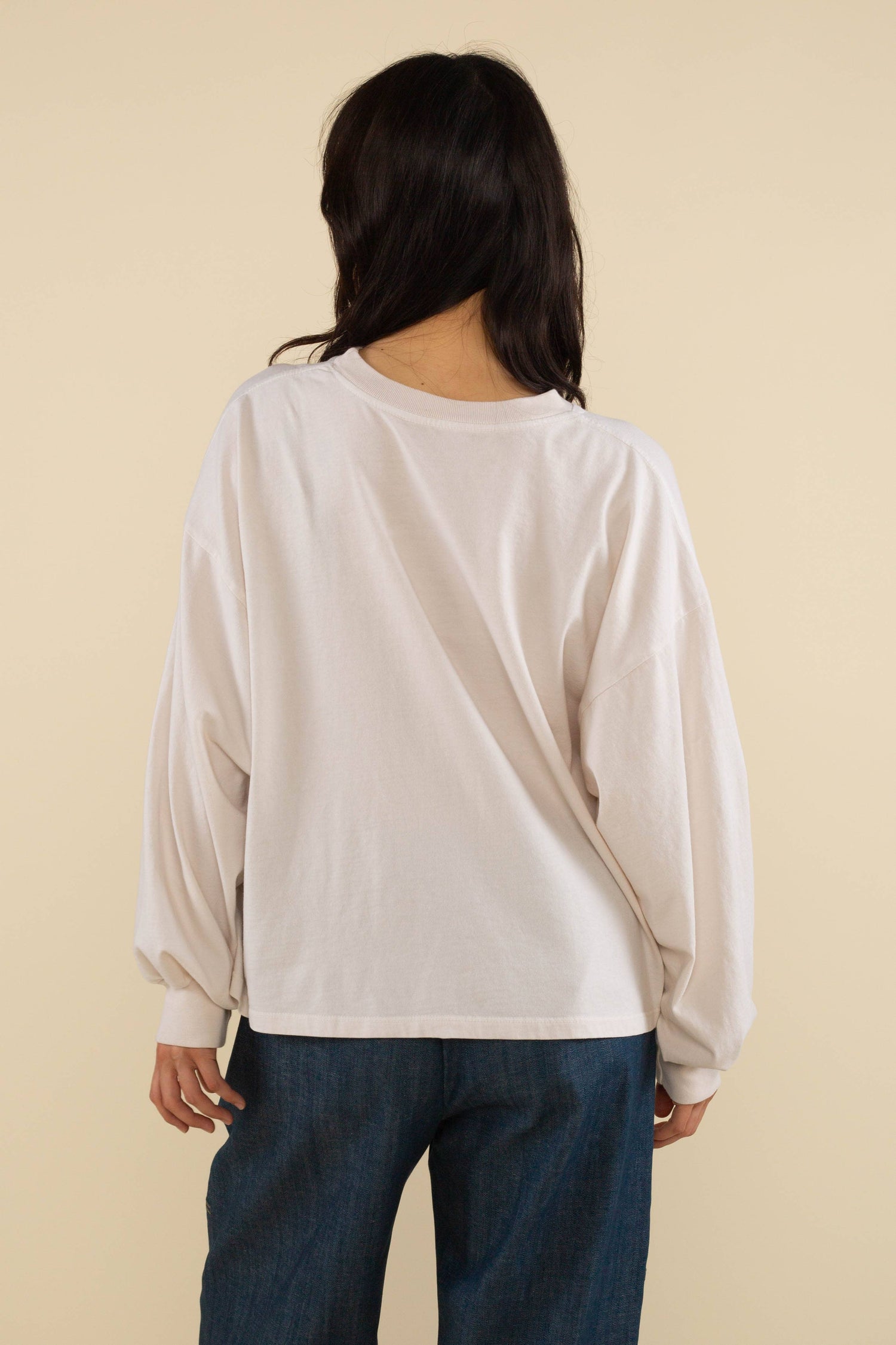 Bone Vintage Boxy Long Sleeve