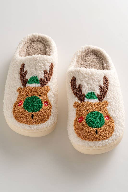 Reindeer Slippers