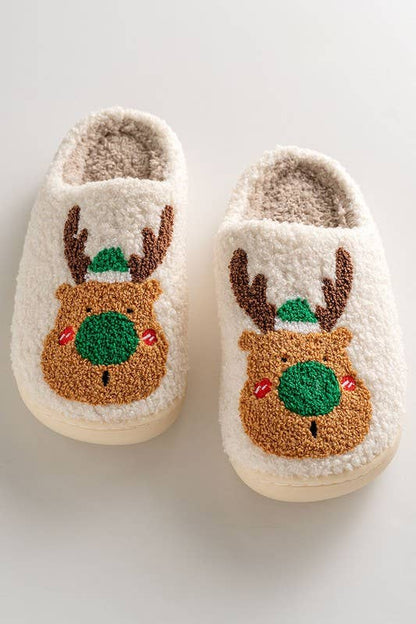 Reindeer Slippers