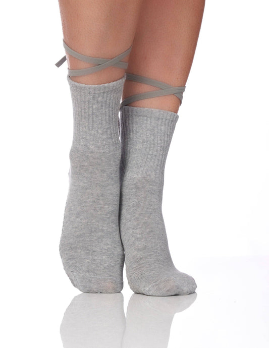 Nina Grip Sock Grey
