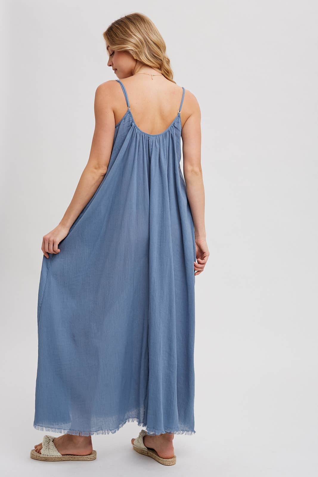 Lena Semi-Sheer Maxi Dress