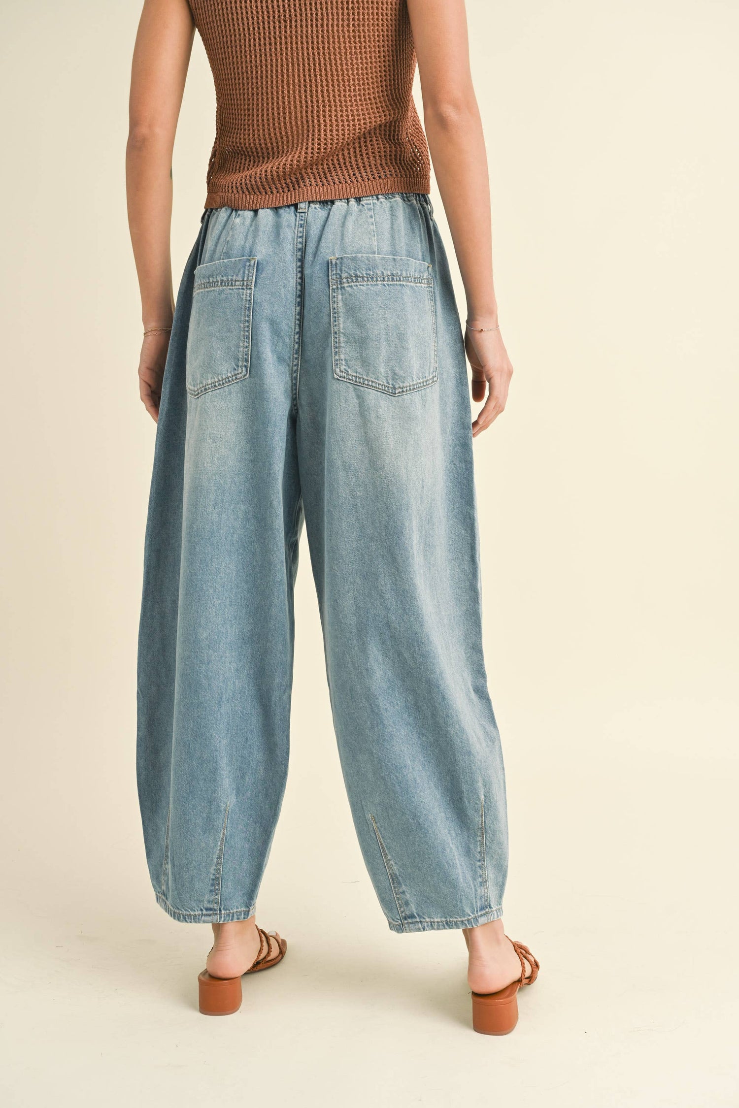 Loose Fit Denim Pants