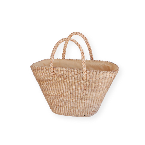 Water Hyacinth Tote Bag: With Lining