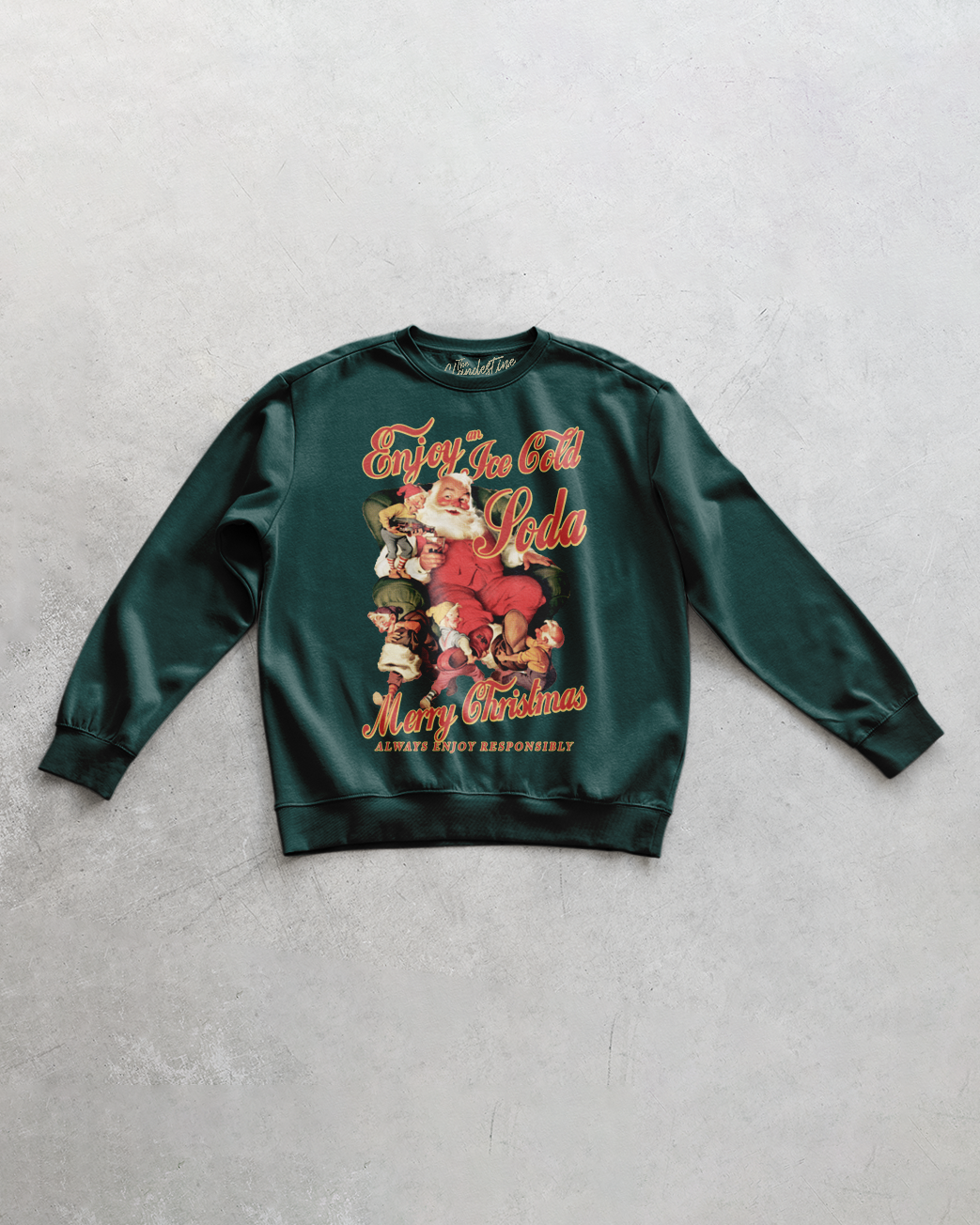 Enjoy A Soda at Christmas Sweatshirt