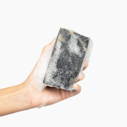 Moon Rock Bar Soap - Black Currant Activated Charcoal