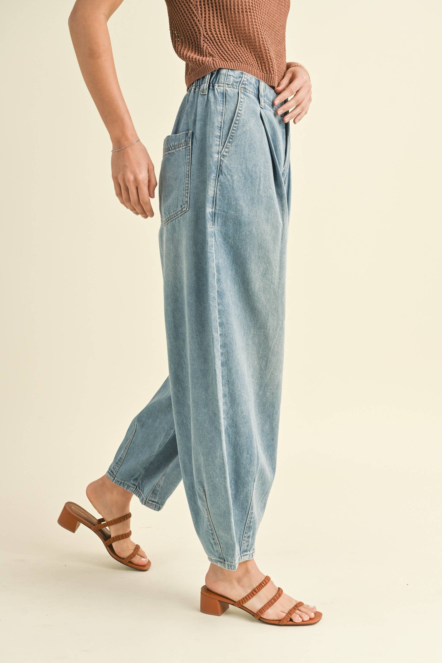 Loose Fit Denim Pants