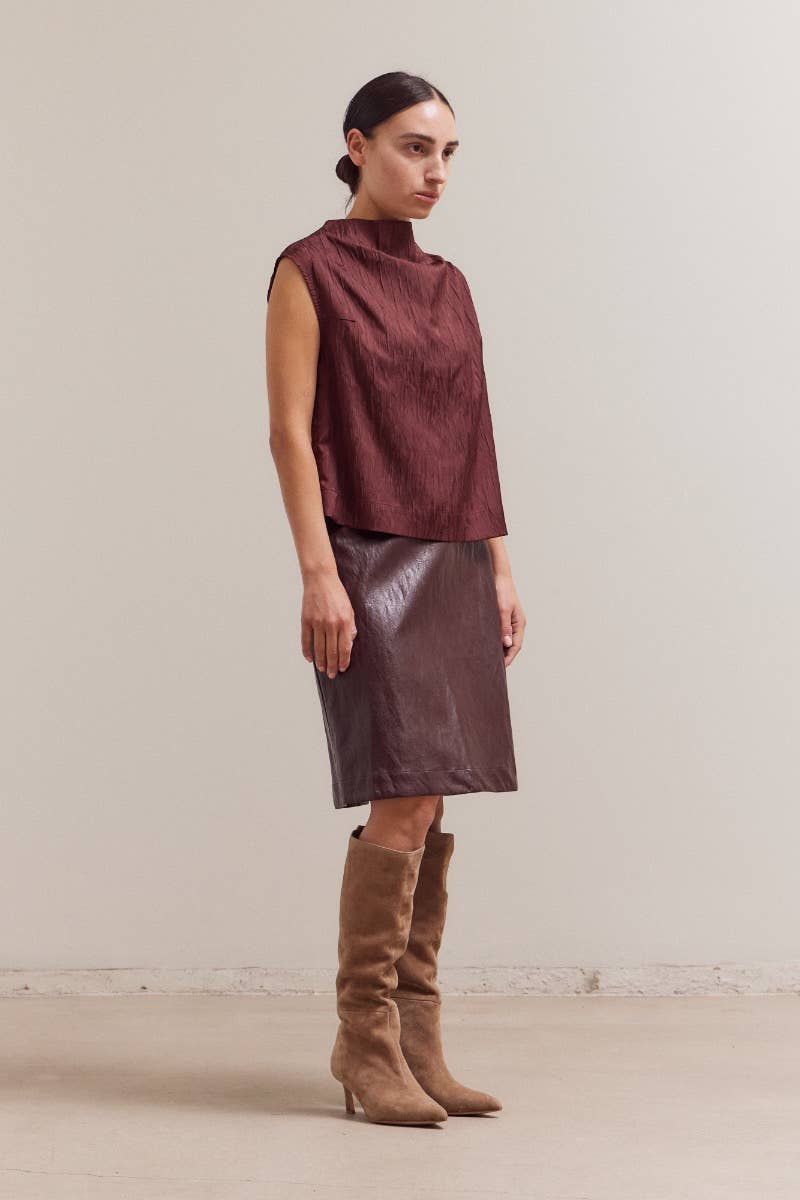 Port Mock Neck Tank
