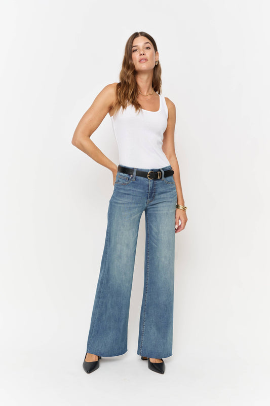 Crawford Mid Rise Wide Jean