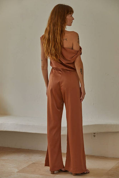 Elsie Satin Jumpsuit