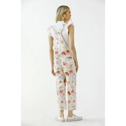 Taylor Floral Print Overalls