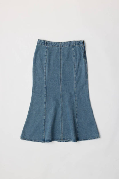 Aeris Mermaid Denim Skirt