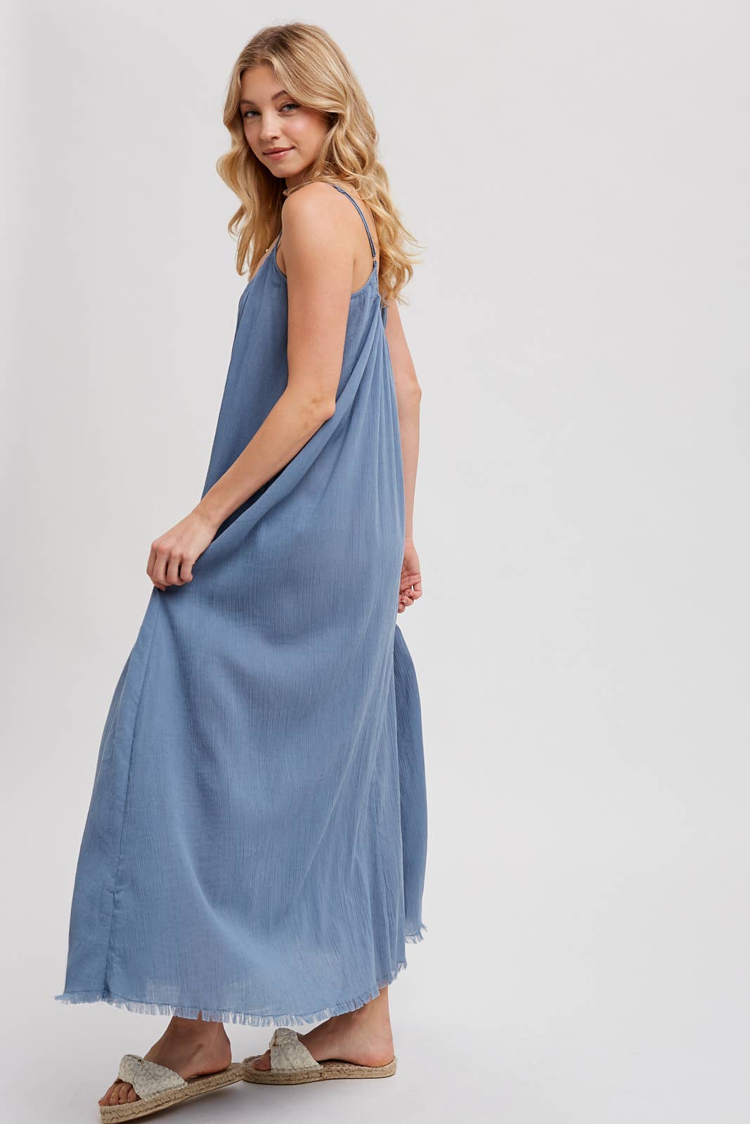 Lena Semi-Sheer Maxi Dress