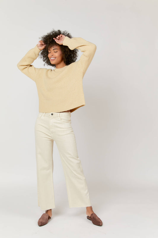 Aberdeen High Rise Ecru Jean