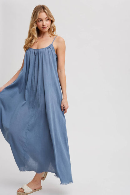 Lena Semi-Sheer Maxi Dress