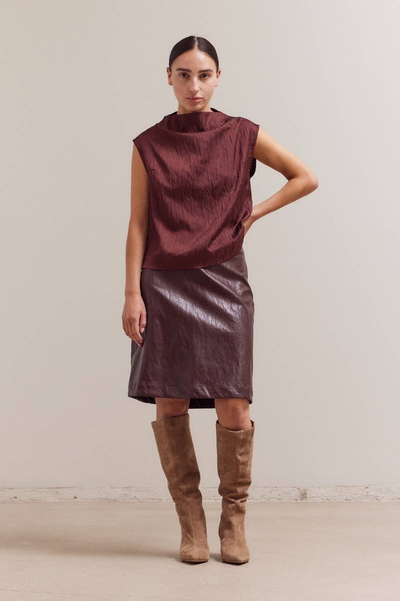 Port Mock Neck Tank
