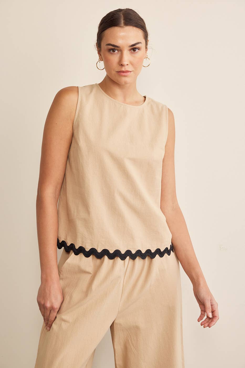 Ric Rac Sleeveless Top