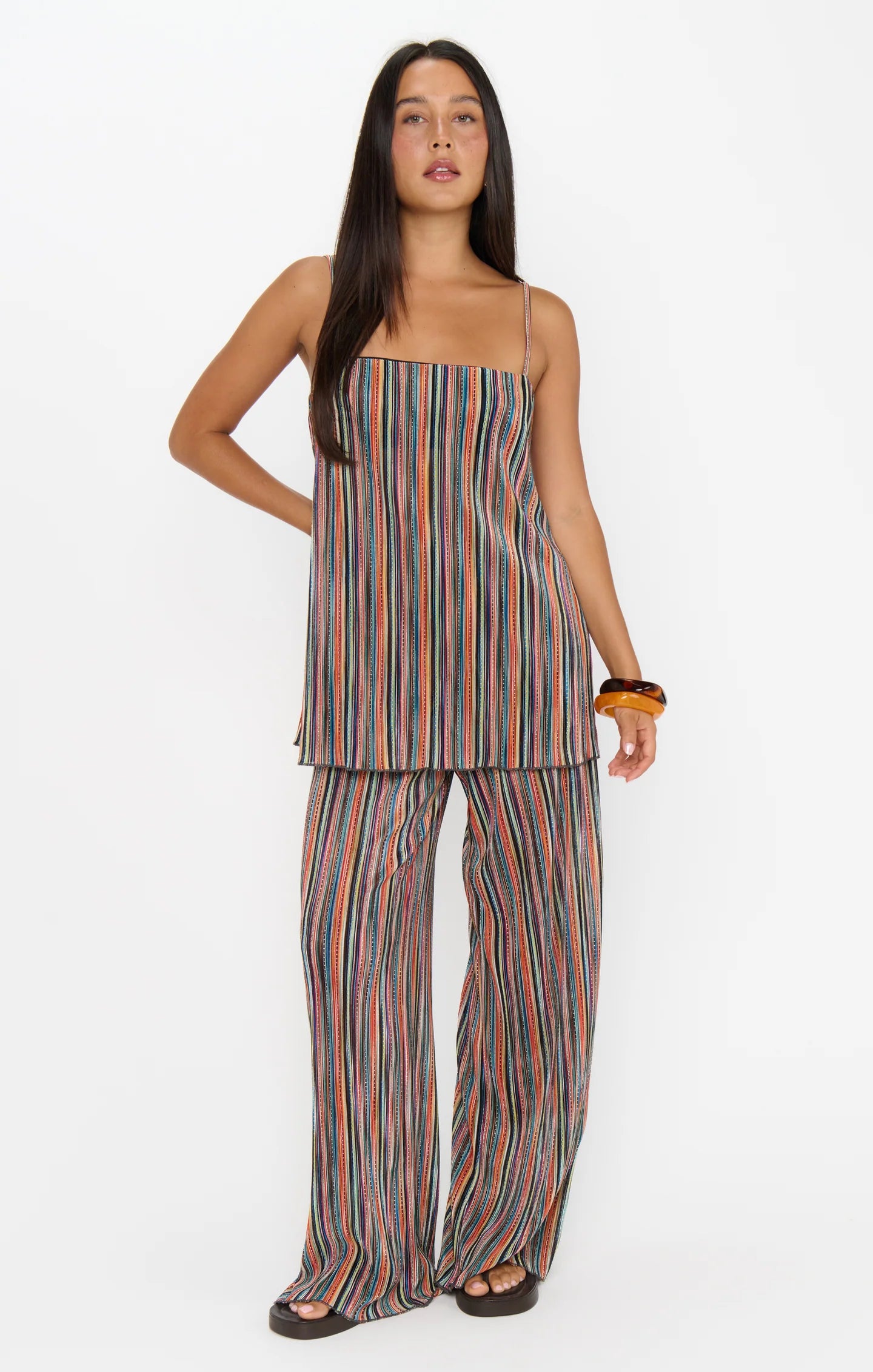 Abby Top - Sundown Stripe