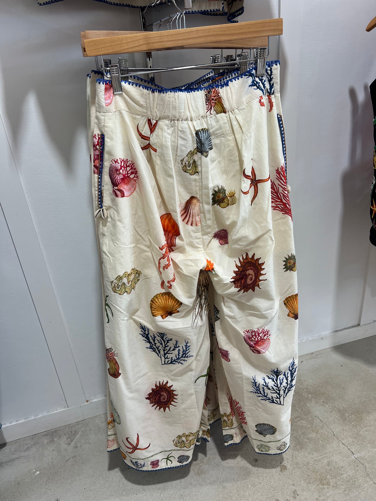 Coral Cotton Pants