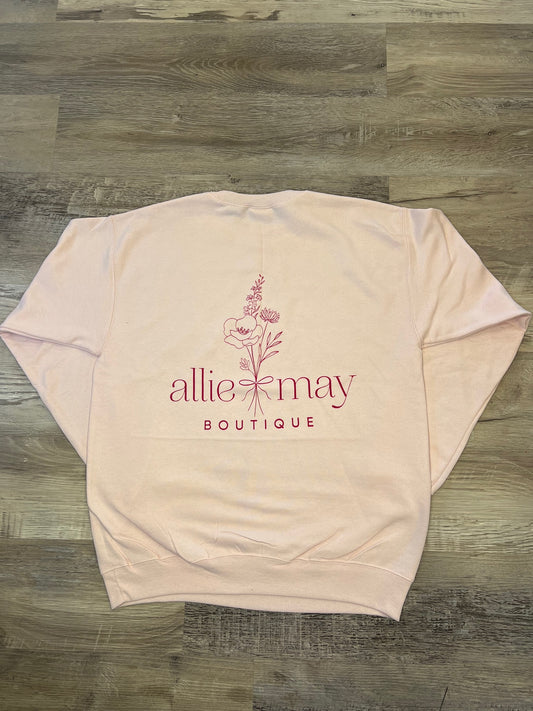 Allie May Crew Neck - Pink