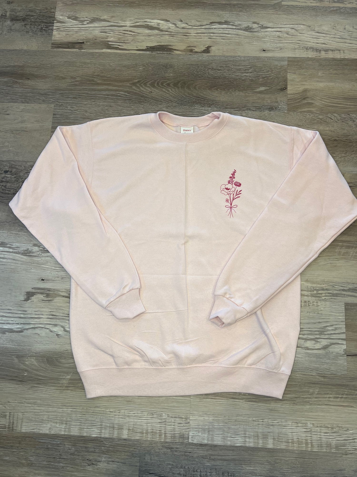 Allie May Crew Neck - Pink