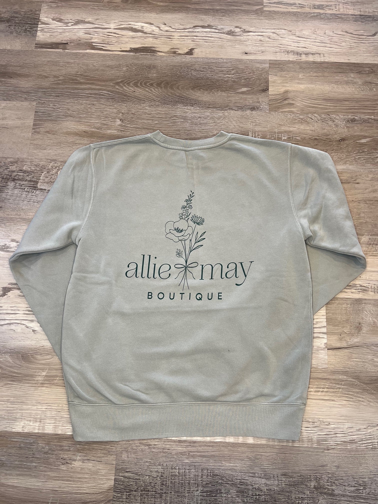 Allie May Crew Neck - Sage