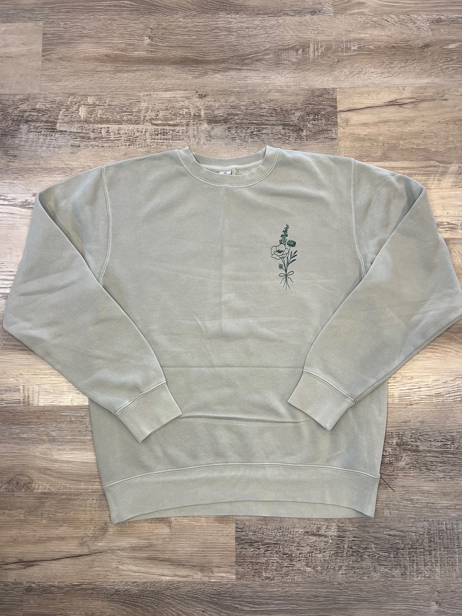 Allie May Crew Neck - Sage