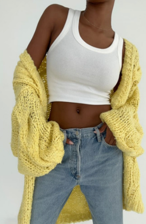 Aspen Cardigan - Butter