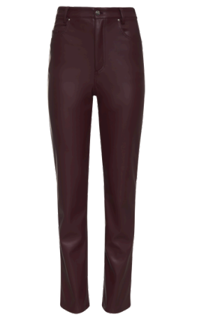 Morrison Leather Pant - Oxblood