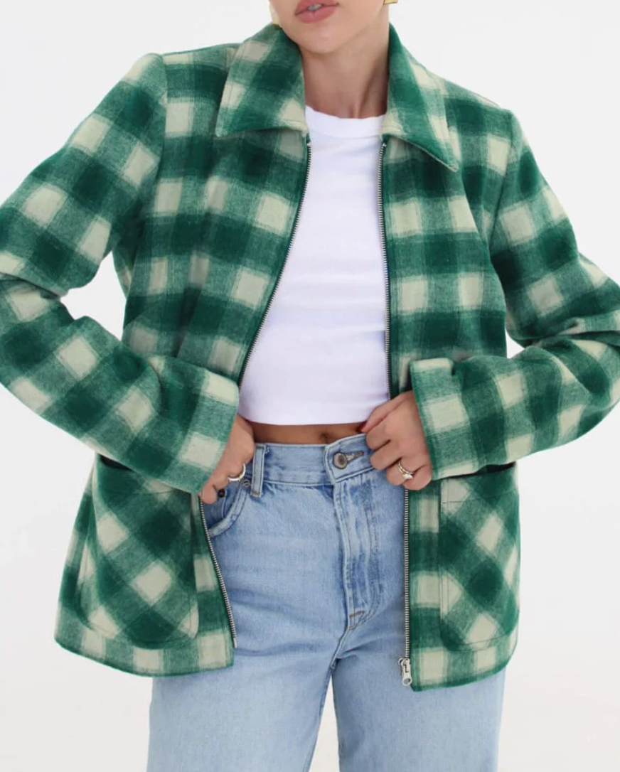 Ranch Chore Jacket - Green Plaid