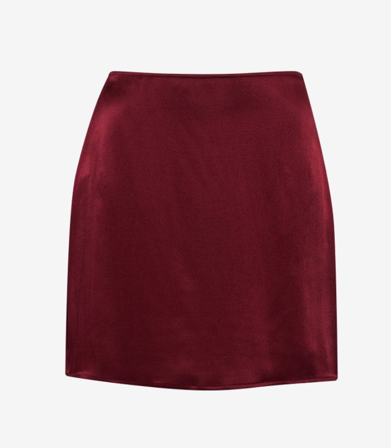 Kerrigan Mini Skirt - Merlot