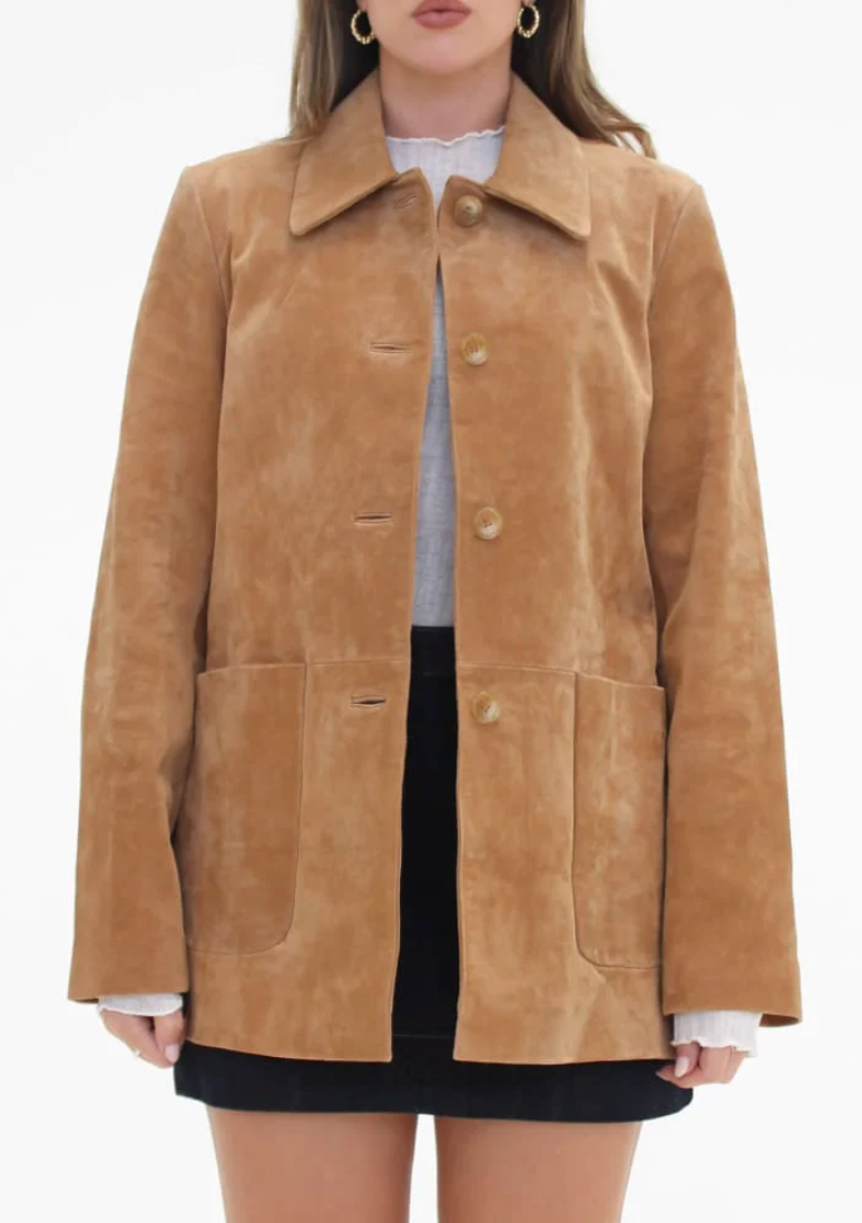 Yellowstone Jacket - Saddle Suede