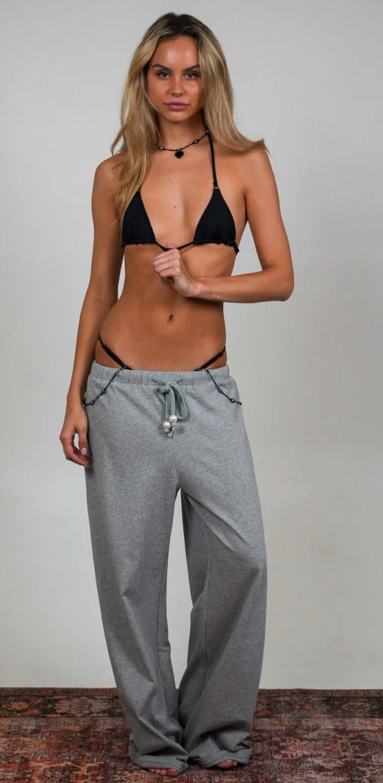 Grey Cotton Lounge Pant