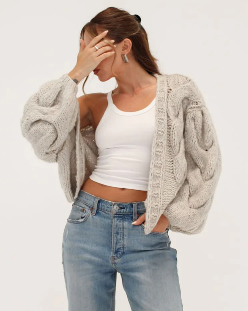 Mimi Cardigan - Oat