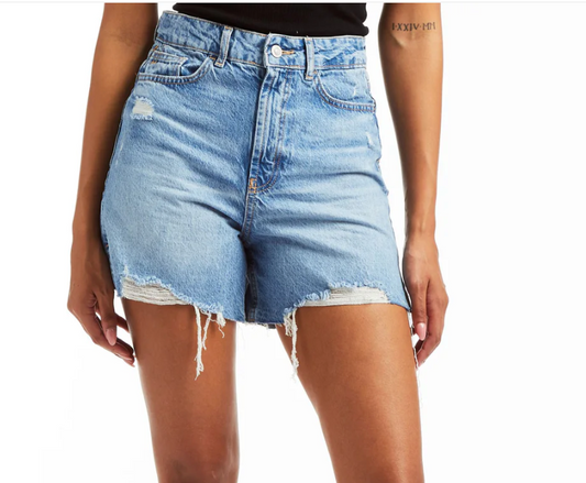 Deconstructed Mom Shorts