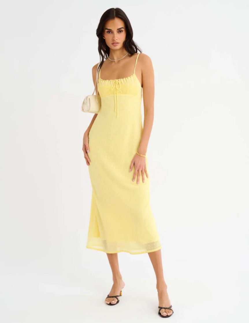 Midsummer Midi Dress - Banana