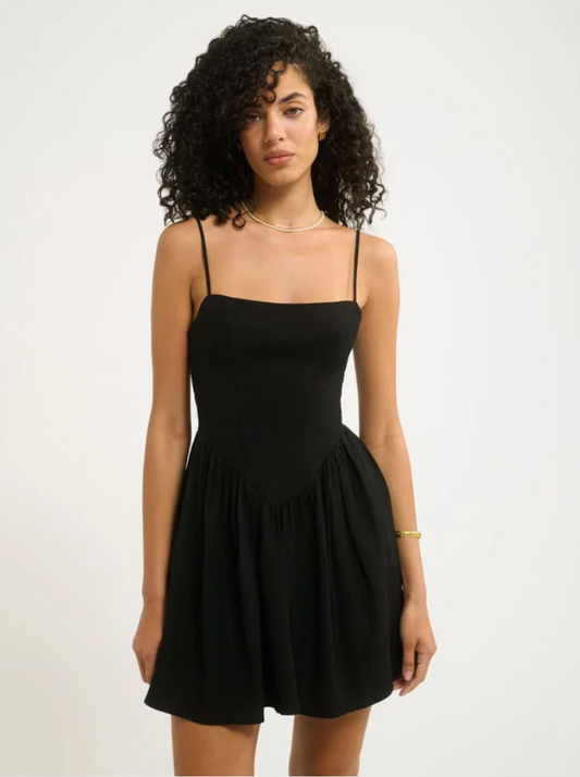 Nantucket Mini Dress - Black