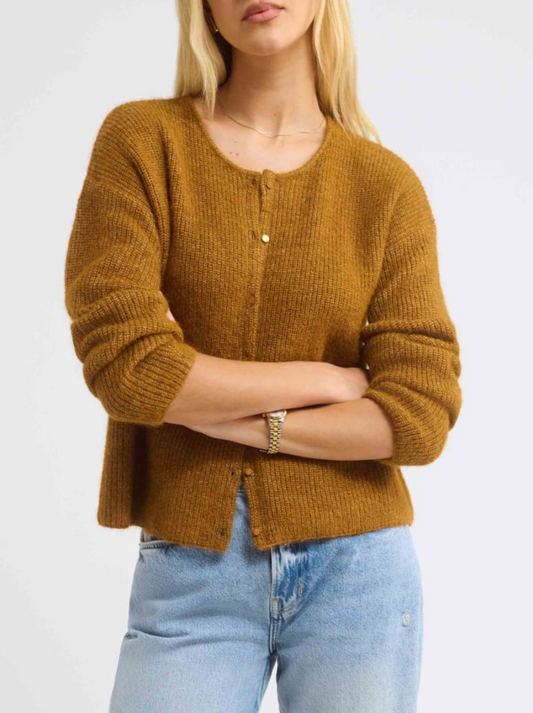Newport Cardigan - Camel