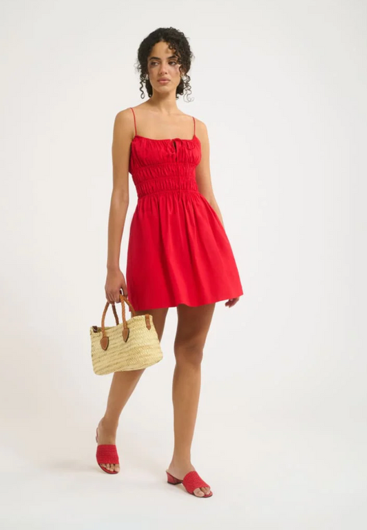 Positano Mini Dress - Red